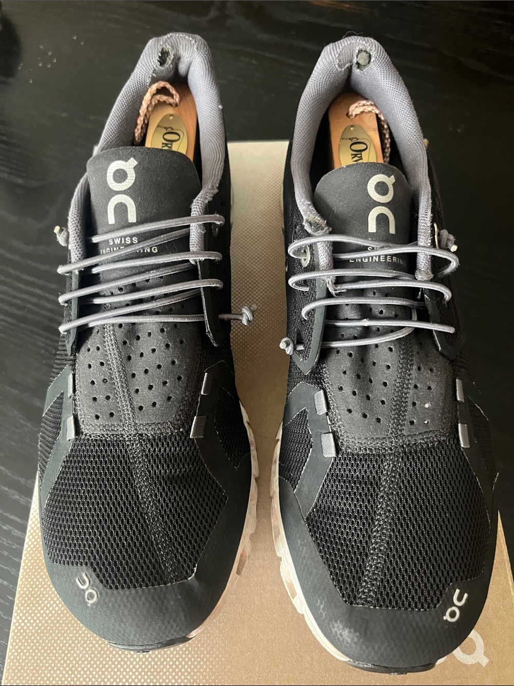 On Running Women’s Black Athletic Lace-Up Sneakers